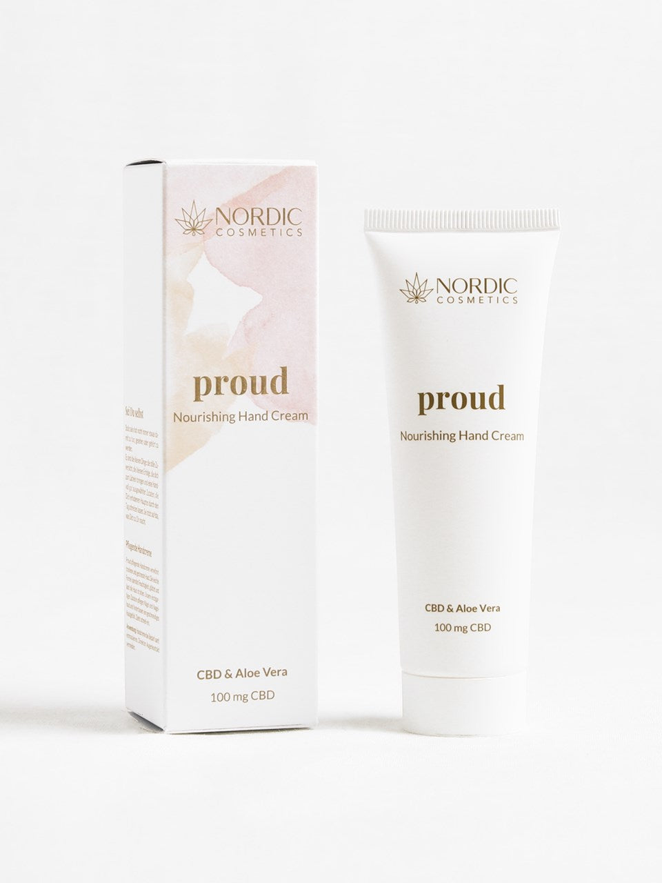 Die Verpackung und die Tube der Pflegende Handcreme.