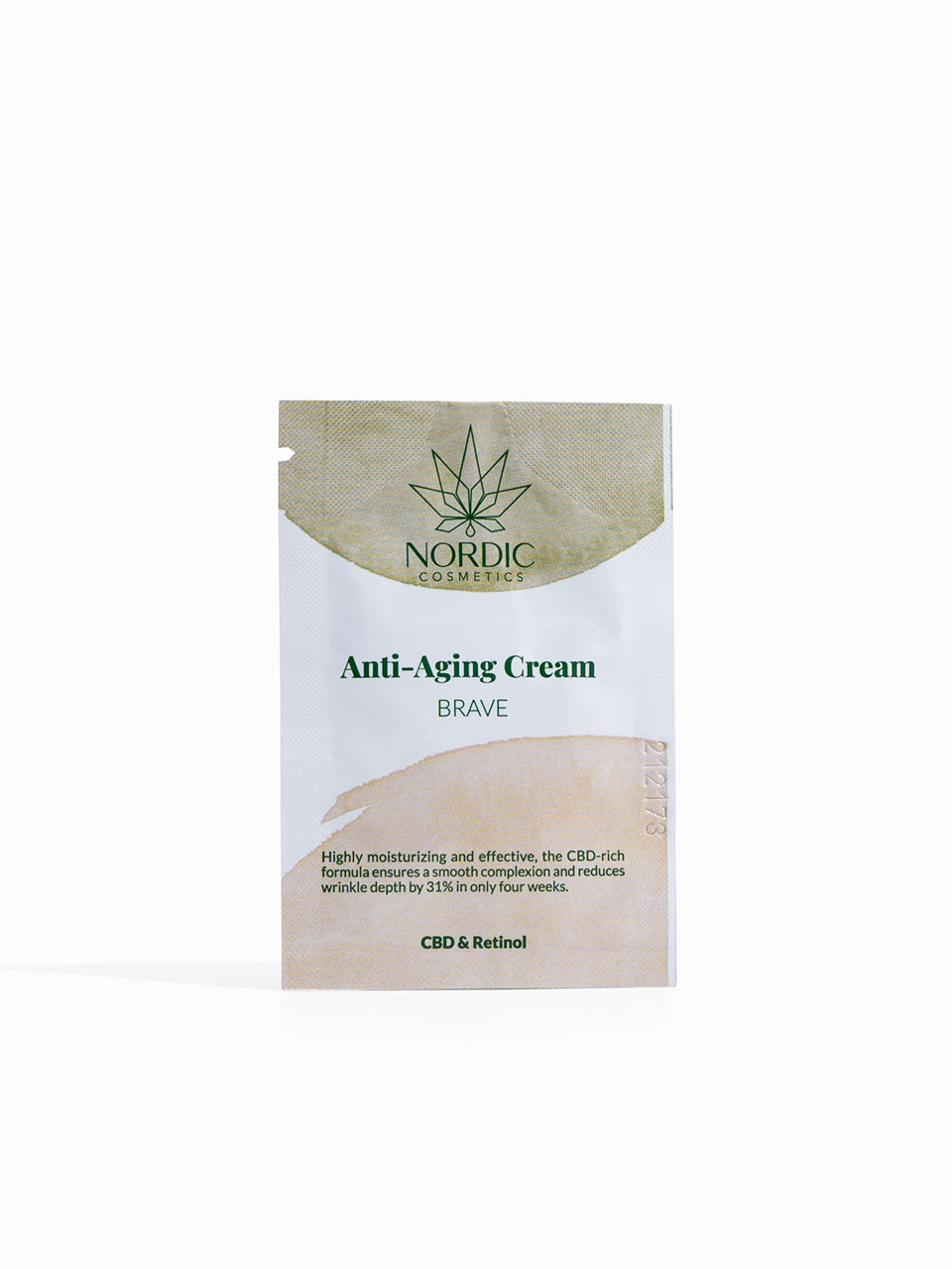Anti-Aging Creme von Nordic Cosmetics auf weißem Hintergrund